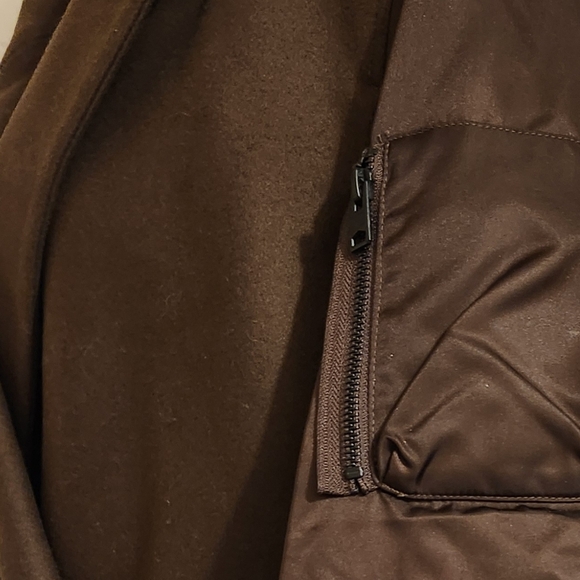 AllSaints "Paulah" Brown Wool Blend Double Breasted Long Coat Sz.US 6/38 EU $625 - Picture 9 of 12